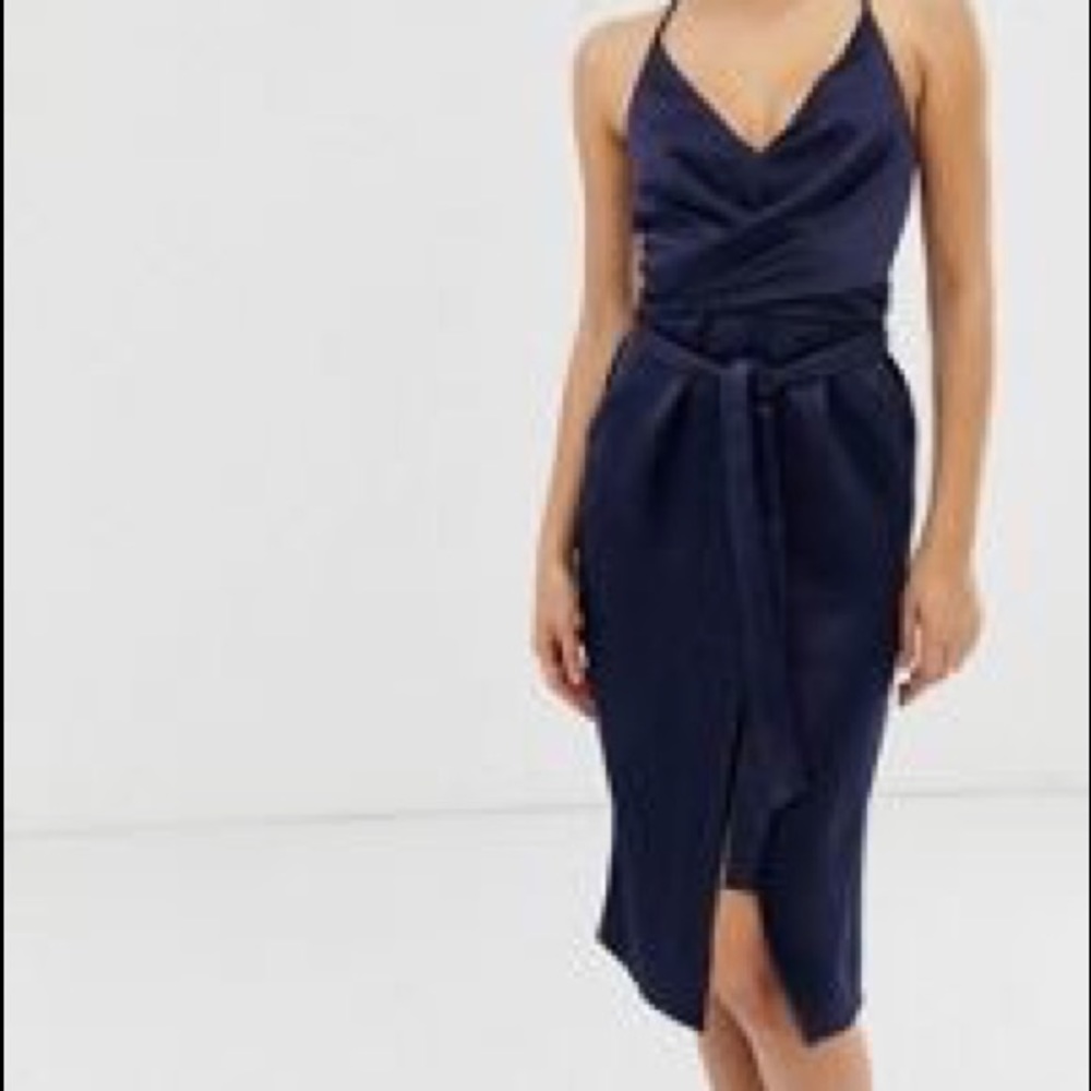 Midi wrap dress